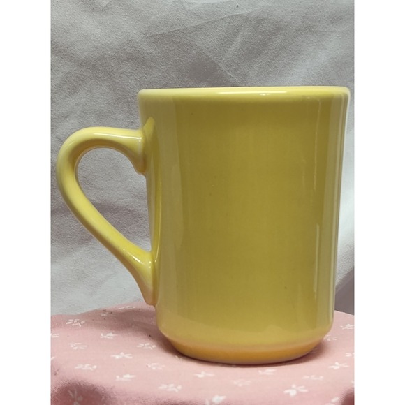 Vintage RLC Yellow Restaurant Ware Coffee Mugs (2) - Picture 9 of 15